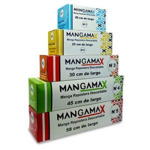 Mangas descartables en cajitas de 25 unidades