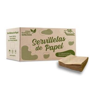Servilletas 18 x 18 natural