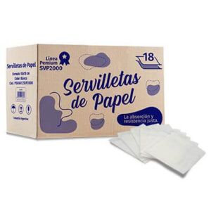 servilletas 18 x 18 blanca