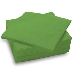 servilleta color pleno 30 x 30 cm verde manzana