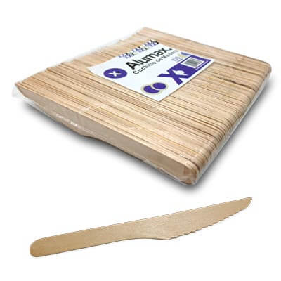 Cuchillos de madera Alumax